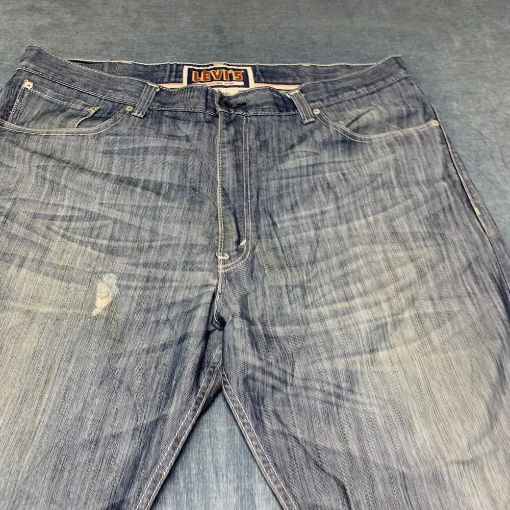 Vintage Levi's 569 The Original Jeans Mens 42x32 Blue Cotton Loose Straight Leg
